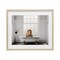 Stupell Industries Minimalist Lion Bathtime Framed Print Under Glass, design by Sasha